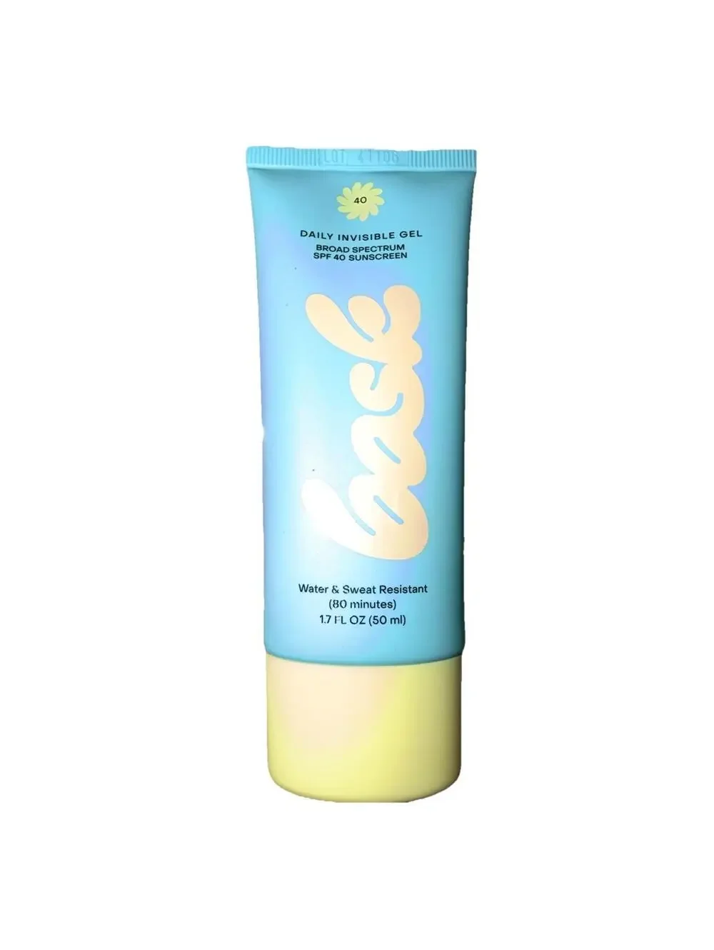Bask Suncare Daily Invisible Gel Sunscreen SPF 40 Broad Spectrum 1.7 oz NEW